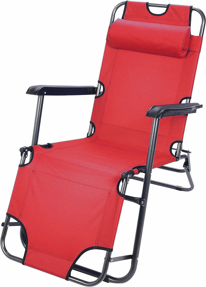 Egardenkart Reclinable Camping Chair, Folding Camping Chairs for Adults with Armrests, Lightweight Portable for Beach, Perfect for Caravan trips, BBQs, Garden, Picnic