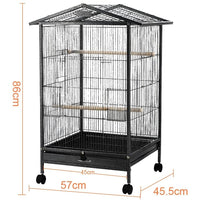 Bird Cage Large with Rolling Wheels