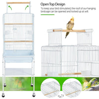 Bird Cage with Rolling Stand