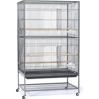Large Bird Cage Flight Cage Wrought Iron for Cockatiels African Grey Quaker Amazon Sun Parakeets Green Cheek Conures Bird Cage.